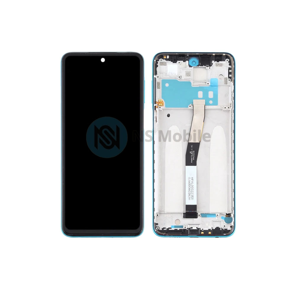 Ecran Complet Xiaomi Redmi Note 9S avec Chassis Bleu