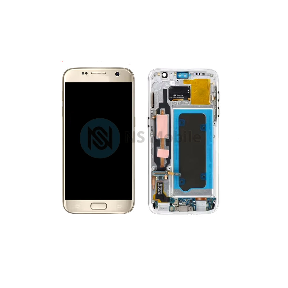 Ecran Complet Samsung S7 ( SM-G930F ) avec chassis Service Pack Occasion