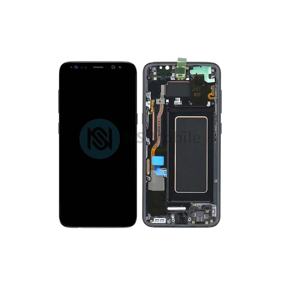Ecran complet Samsung S8 ( SM-G950 ) Oled avec chassis Noir