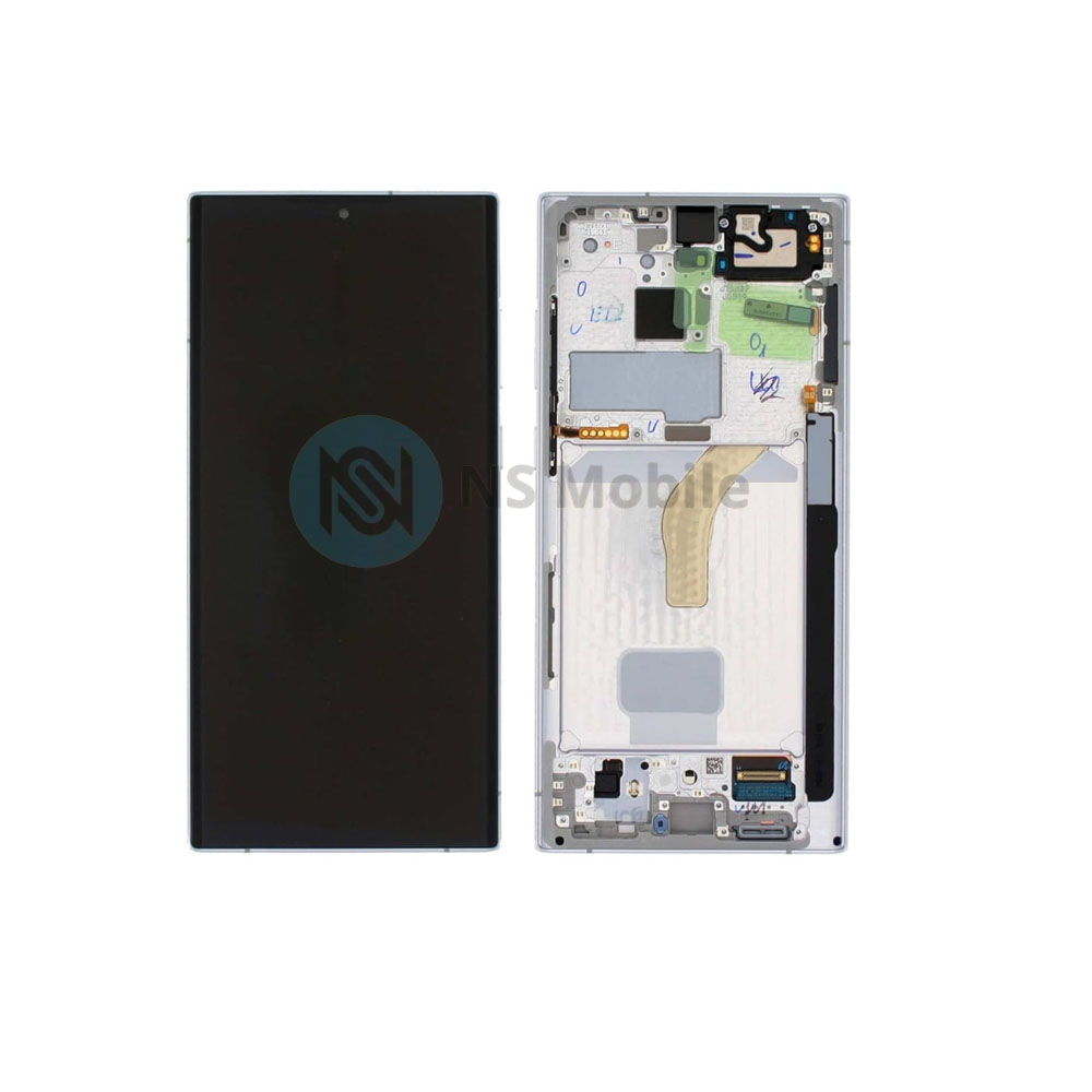 Ecran complet Samsung S22 Ultra TFT ( SM-S908 ) Noir avec Chassis