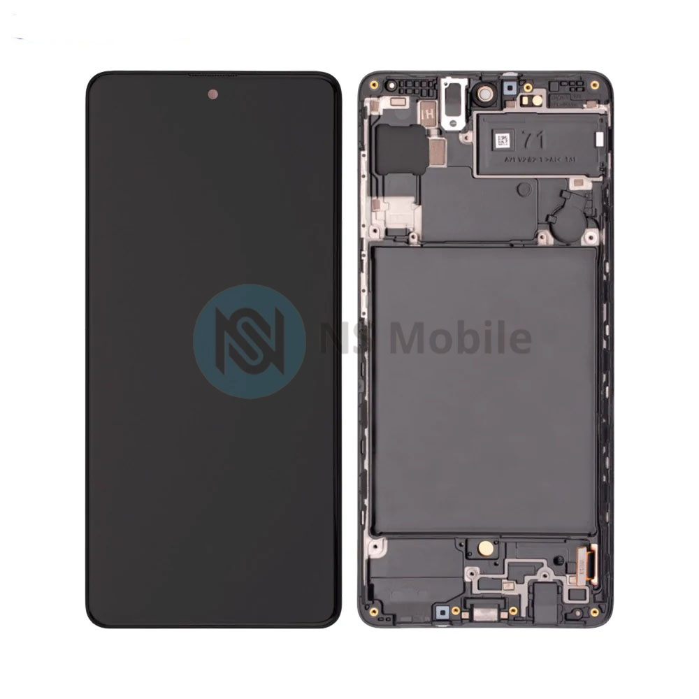 Ecran complet Samsung A71 ( SM-A715 ) Service Pack avec Chassis