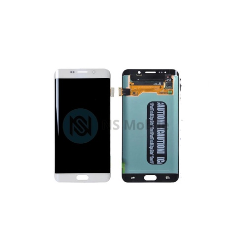Ecran Complet Samsung S6 Edge+ ( SM-G928 ) Blanc Refurb avec chassis
