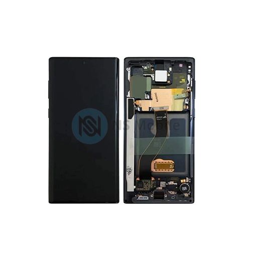 Ecran complet Samsung Note 10 ( SM-N970 ) Noir Oled avec chassis