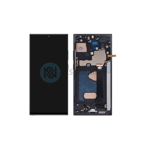 Ecran complet Samsung Note 20 Ultra 5G TFT ( SM-N986 ) Noir avec Chassis