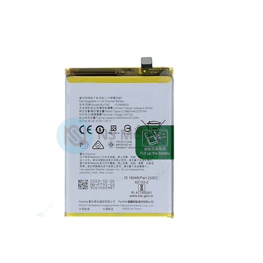 Batterie Realme 7i (Global) / Narzo 20 / Narzo 30A / Narzo 50A / C12 / C15 / C25