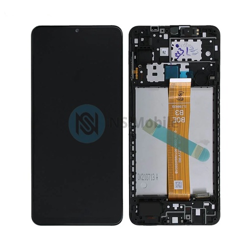 Ecran complet Samsung A12 (SM-A127 / SM-A125 / SM-A022 / SM-A032 ) avec Chassis